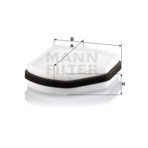 Фильтр салона MANN-FILTER CU 2897